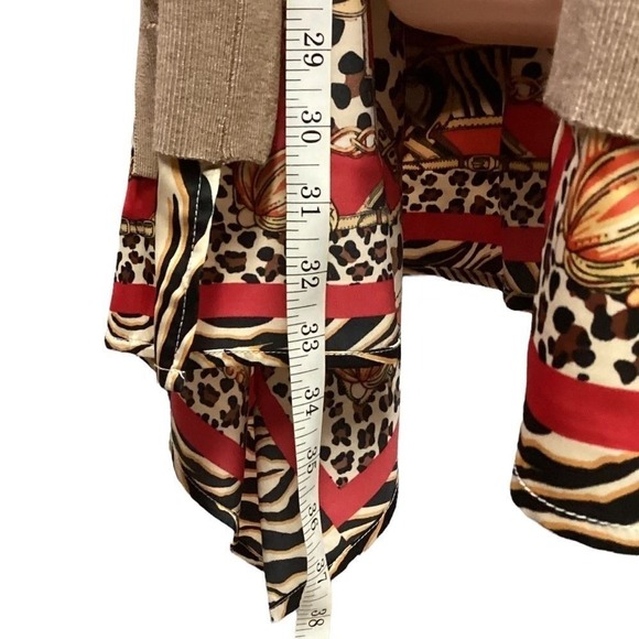 Chico's fabulously scarf hem‎ long cardigan size 12 NWT - Picture 12 of 14